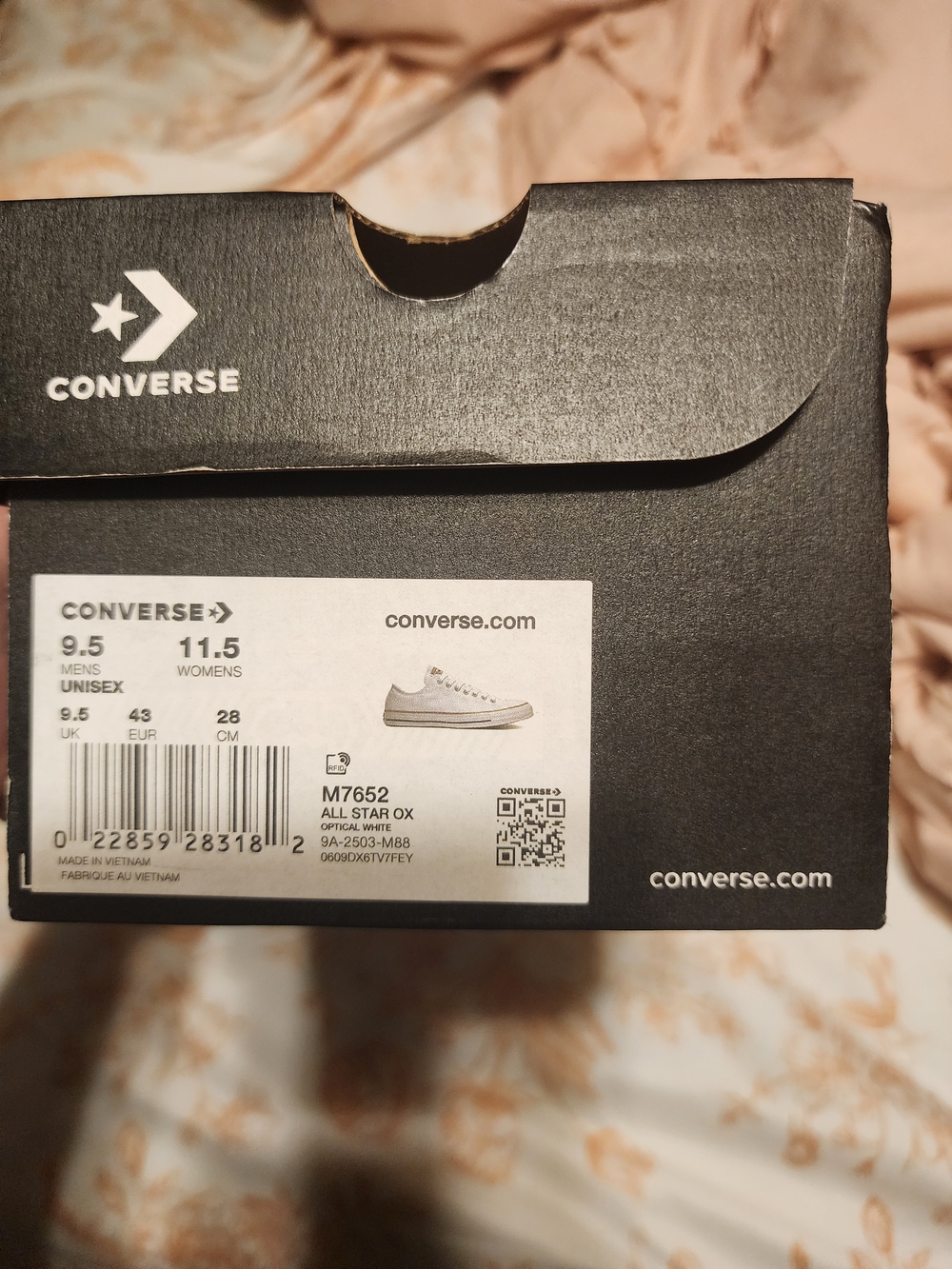Converse All Star Ox Sneakers in Black and White